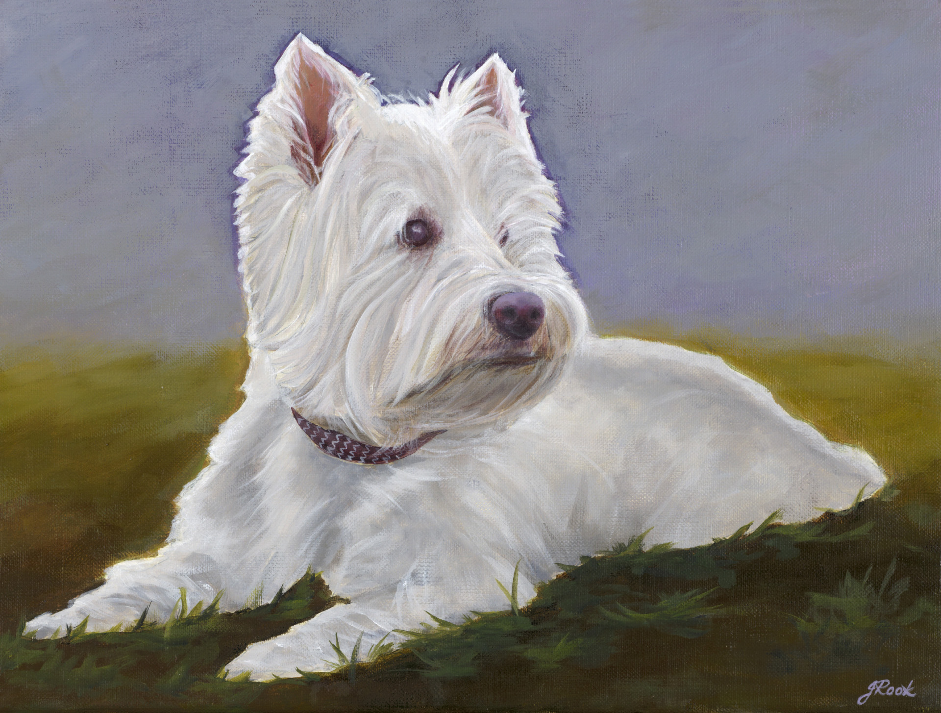 West Highland Terrier Art By Johana